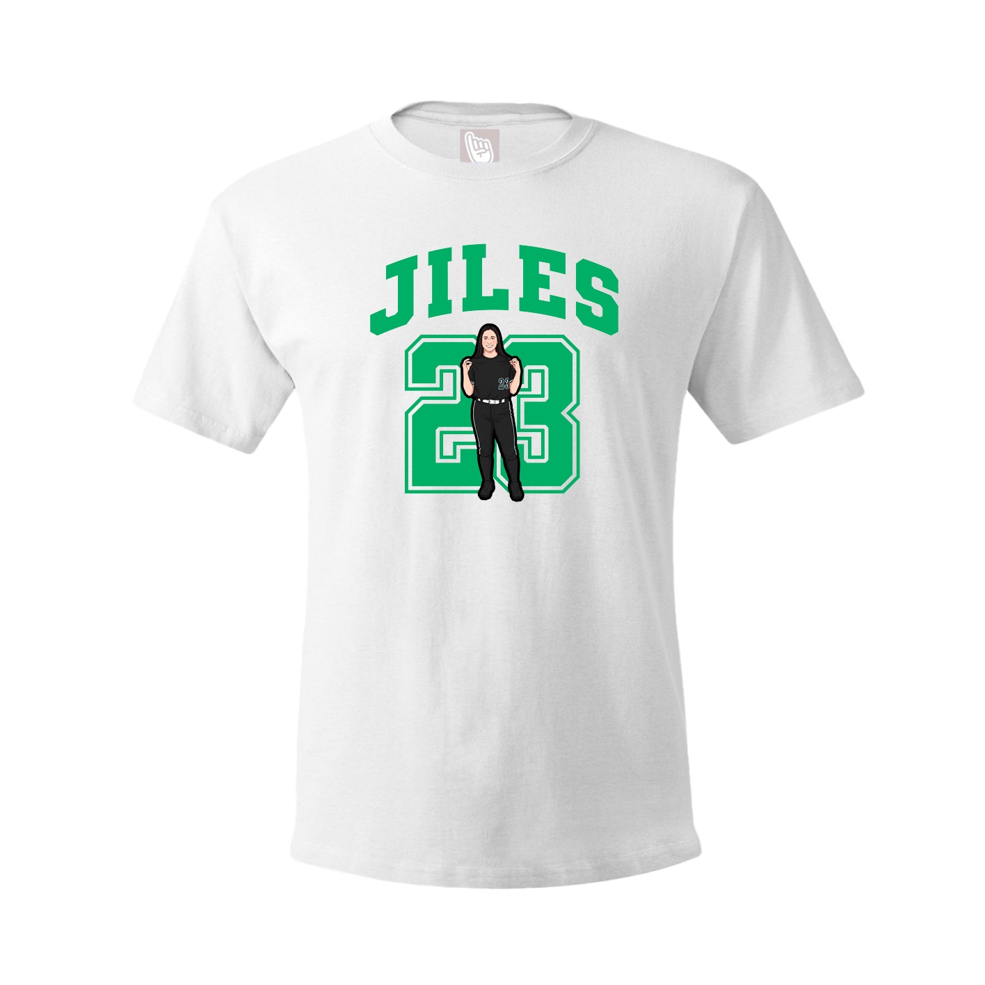 Tee — Number in White