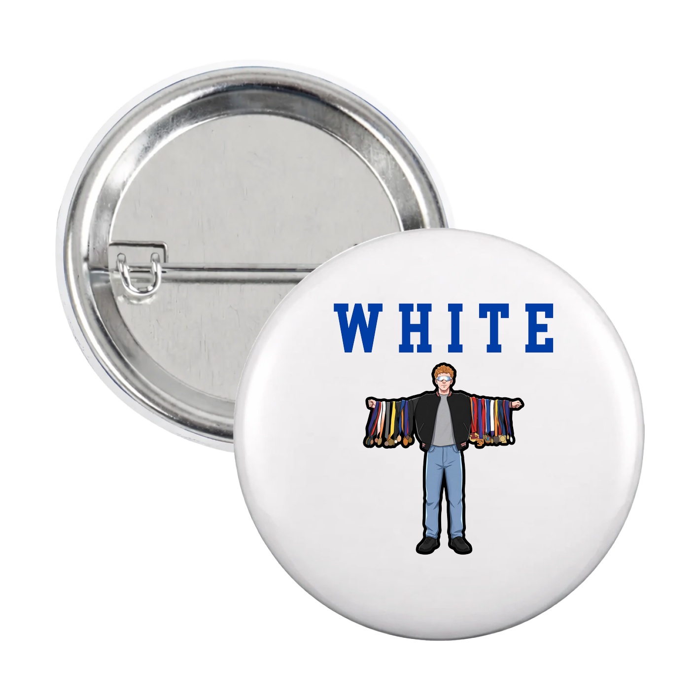 Game Day Button — Shirsey in White