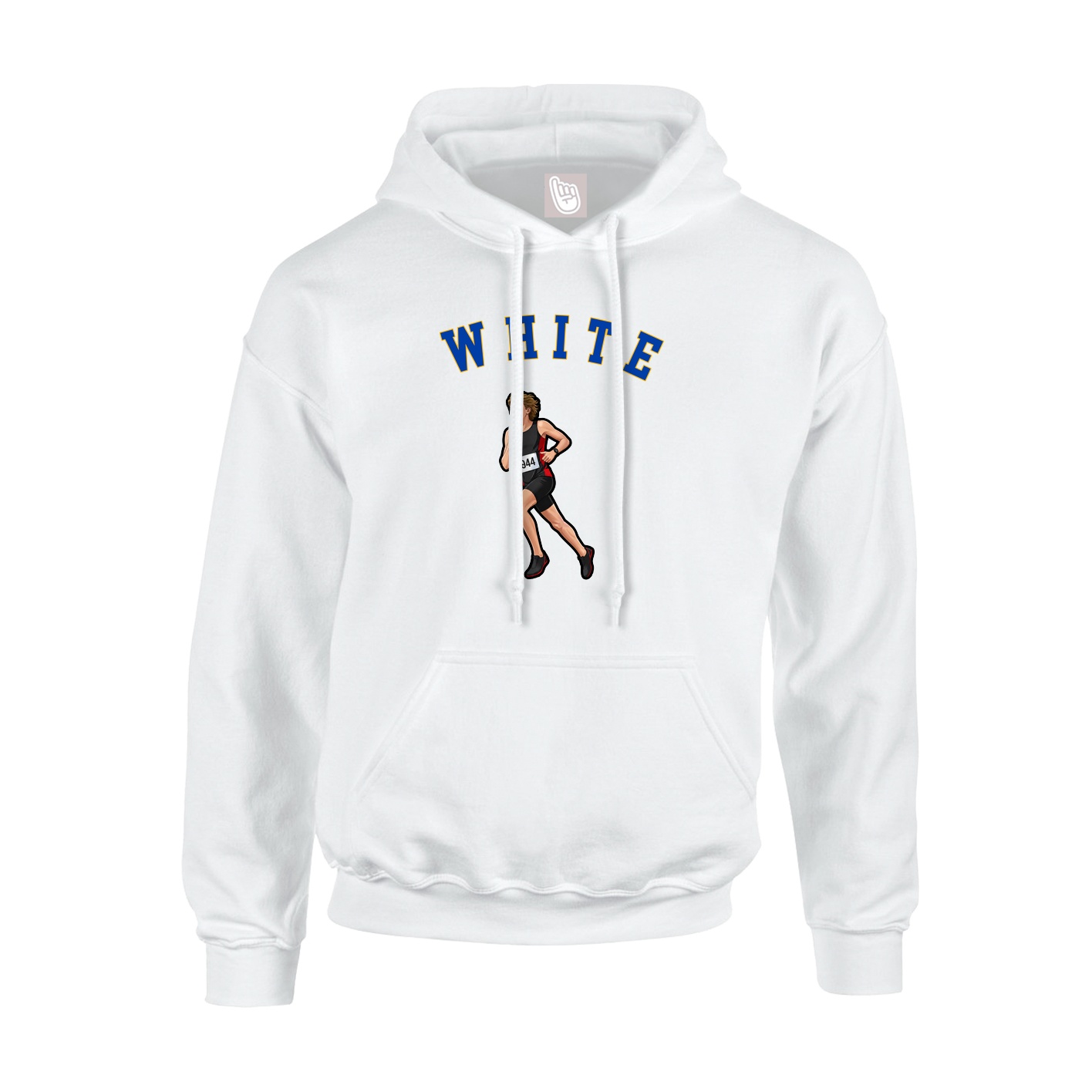 Hoodie — Shirsey Arch in White