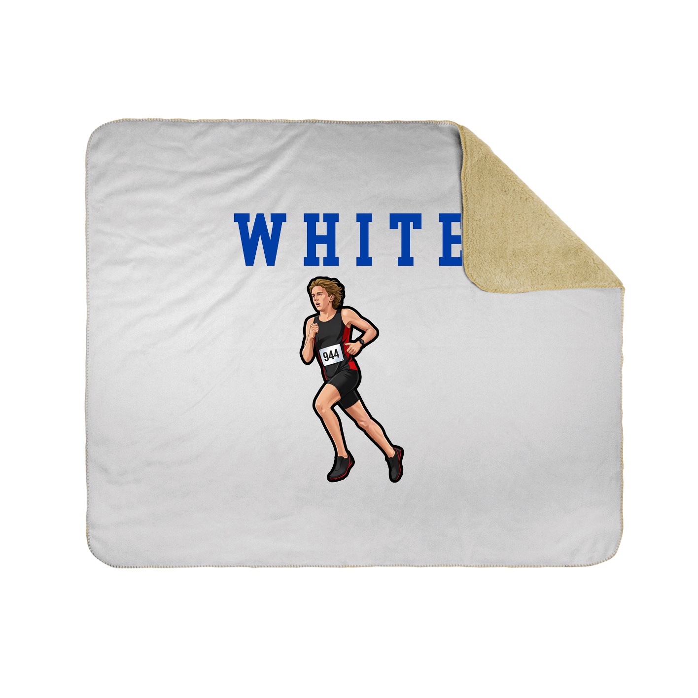 Throw Blanket — Shirsey in White