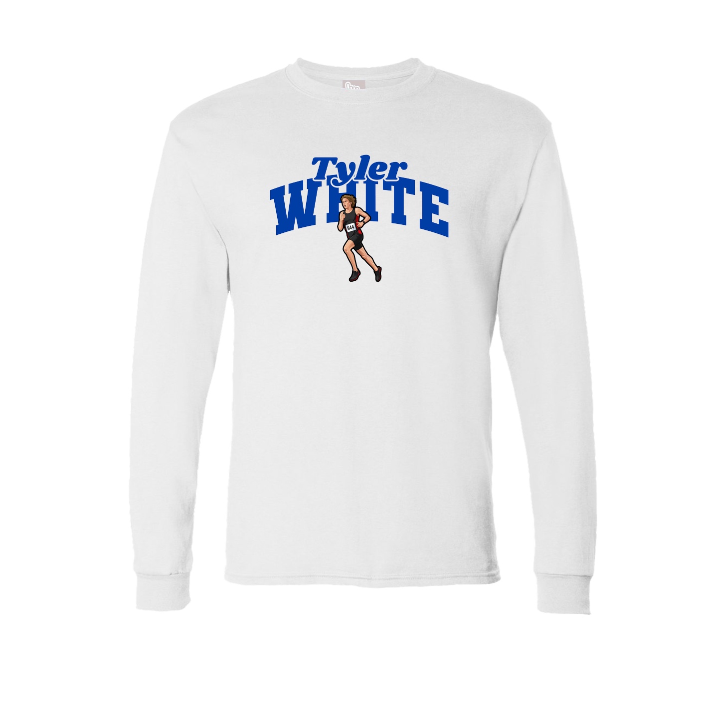 Long Sleeve Tee — Signature Arch in White