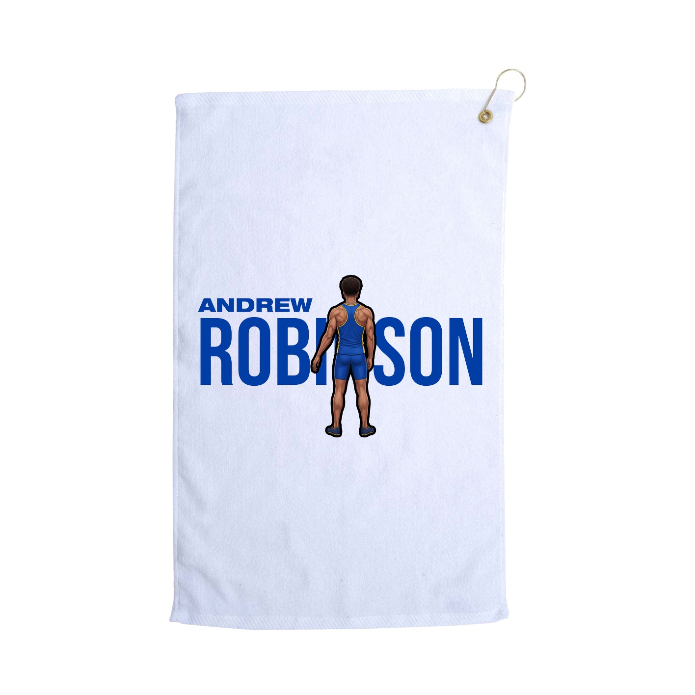 Golf Towel — Player Name in White
