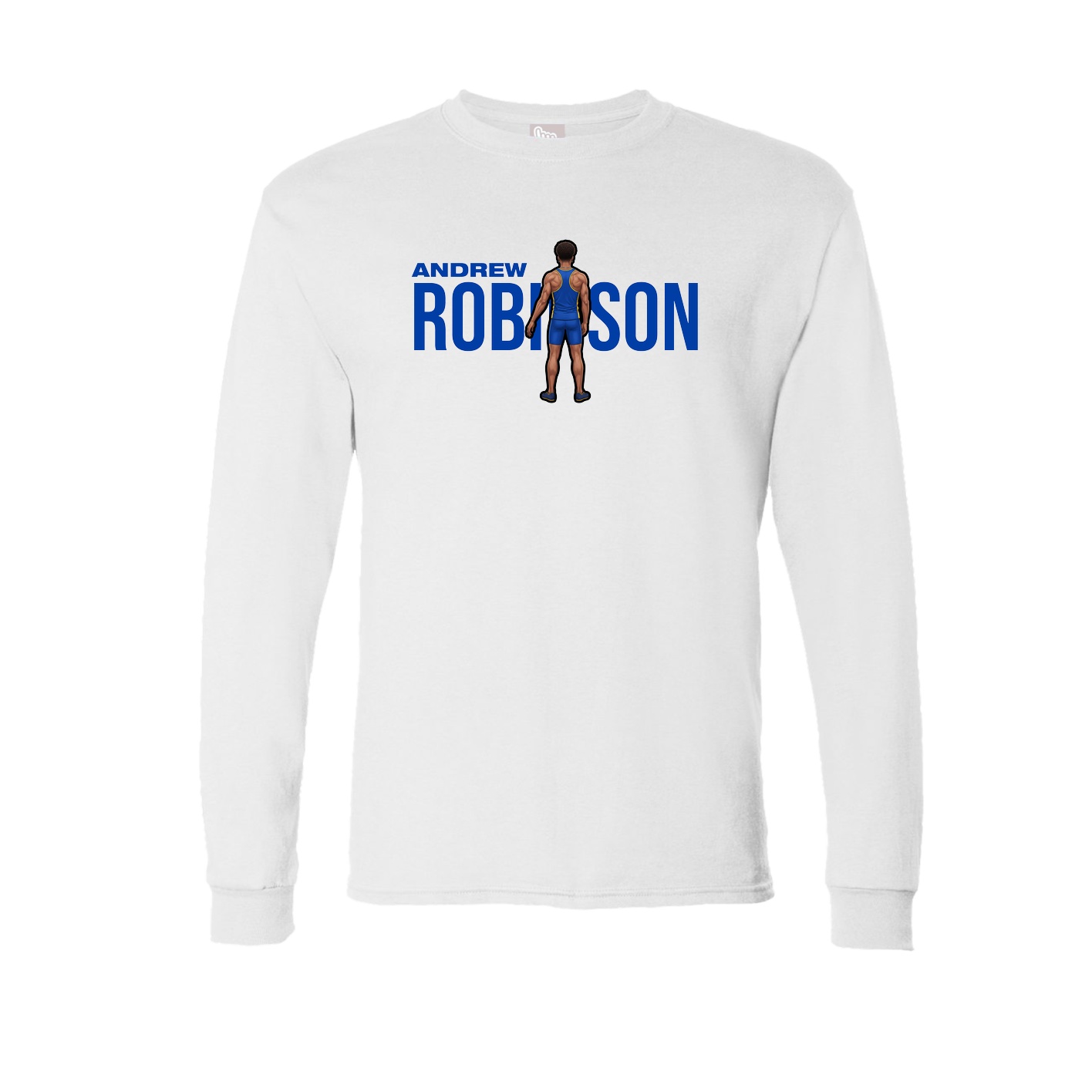 Long Sleeve Tee — Player Name in White