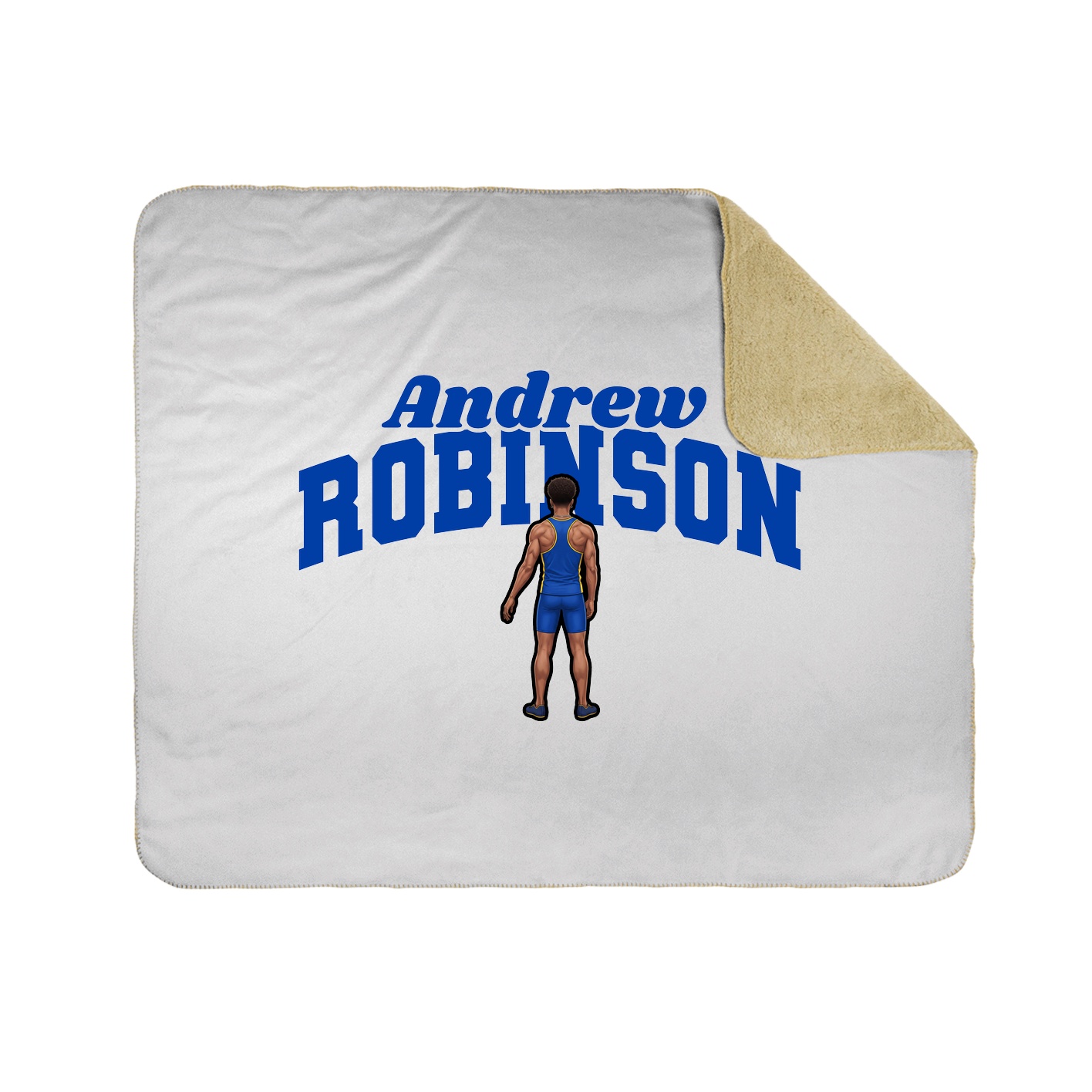 Throw Blanket — Signature Arch in White