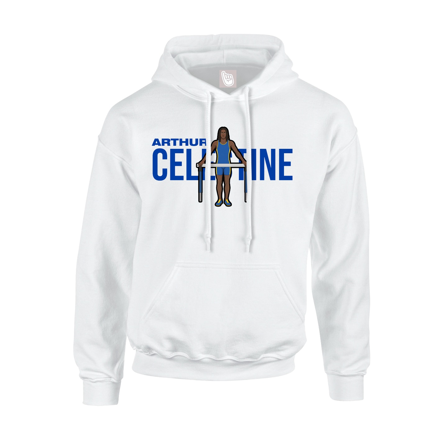 Youth Hoodie — Player Name in White