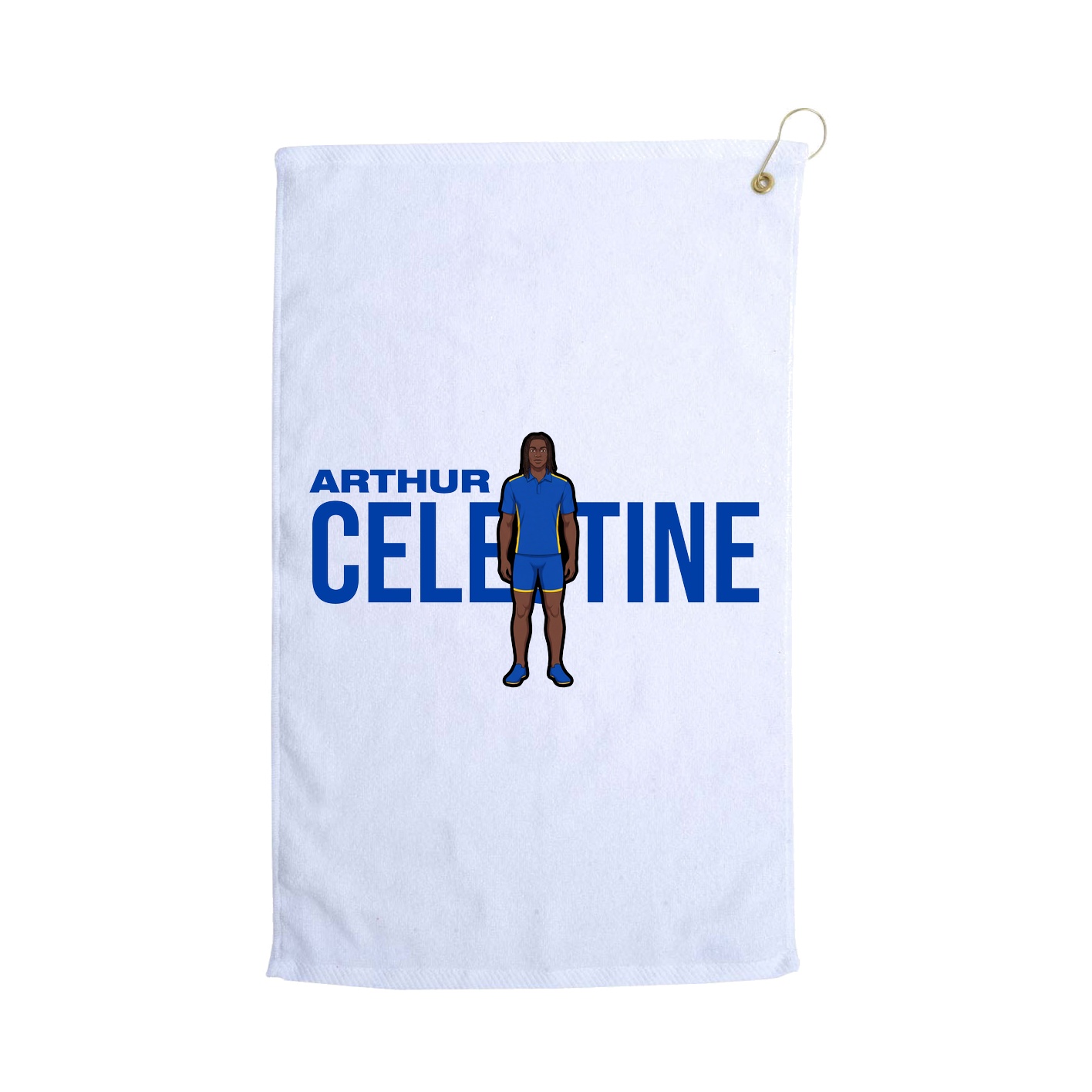 Golf Towel — Player Name in White