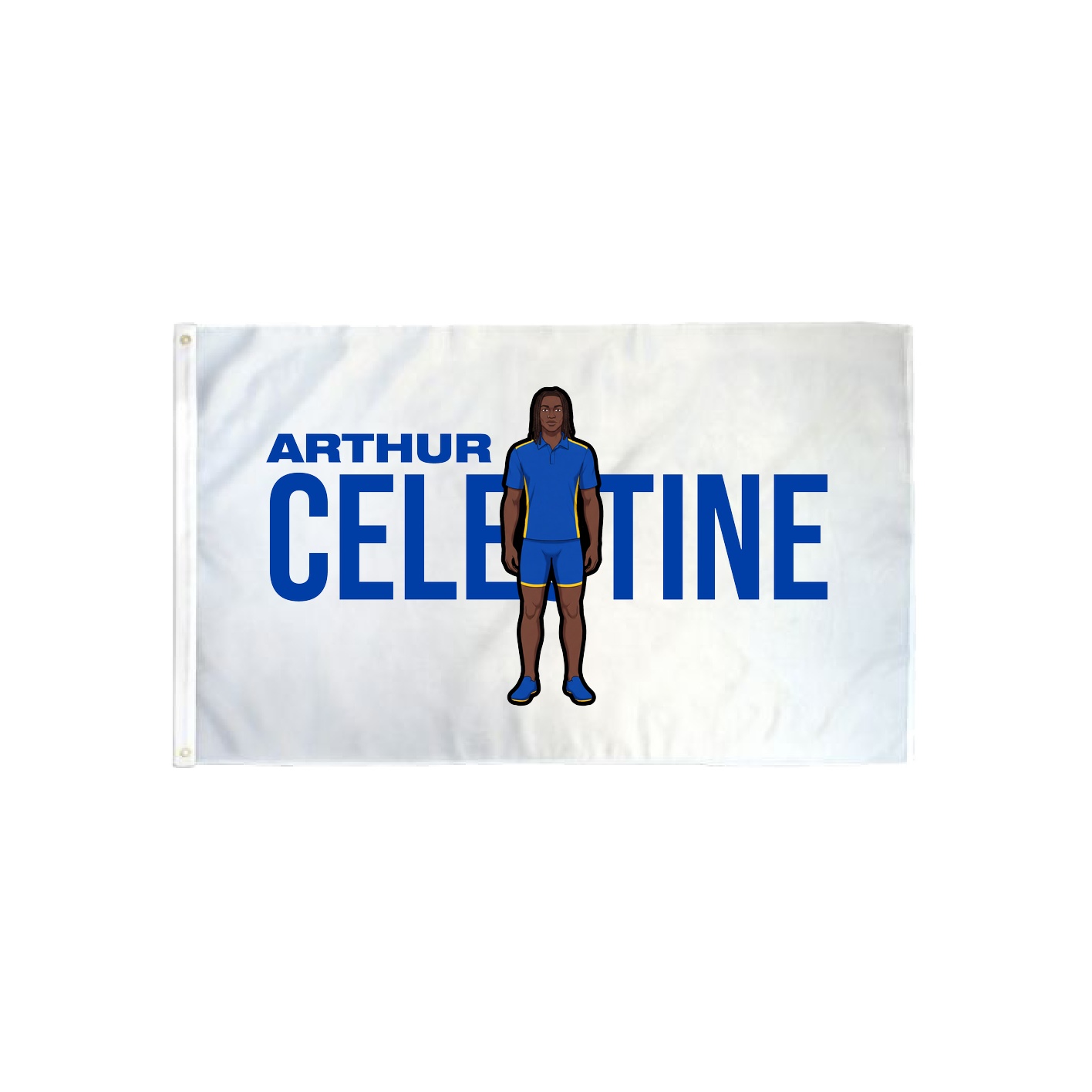 3x5 Flag — Player Name in Classic