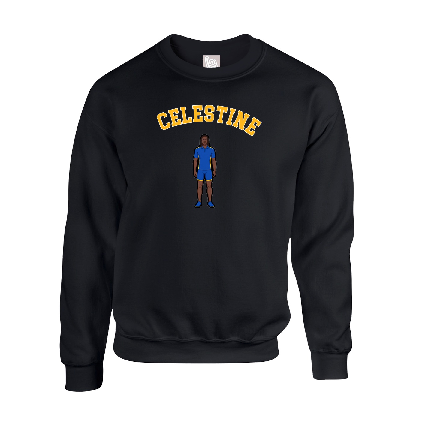 Fleece Crew — Shirsey Arch in Black