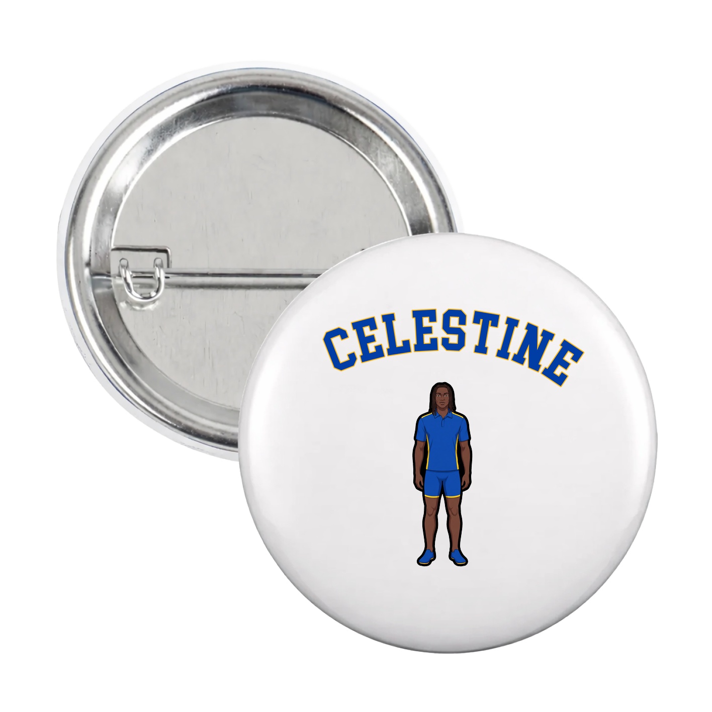 Game Day Button — Shirsey Arch in White