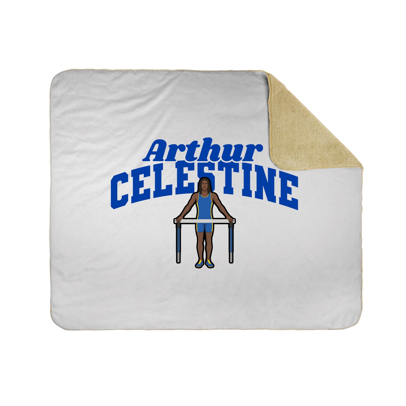 Throw Blanket — Signature Arch in White
