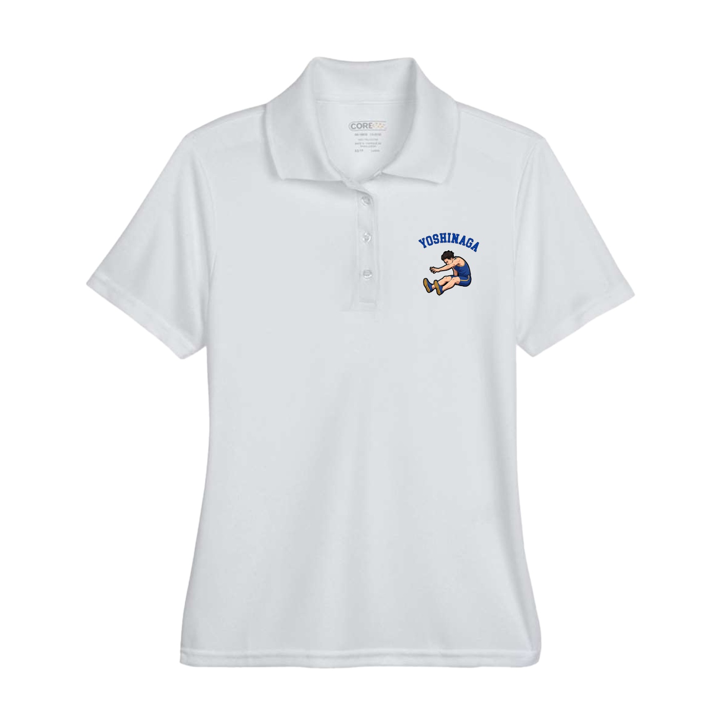 Womens Performance Polo — Shirsey Arch in Grey