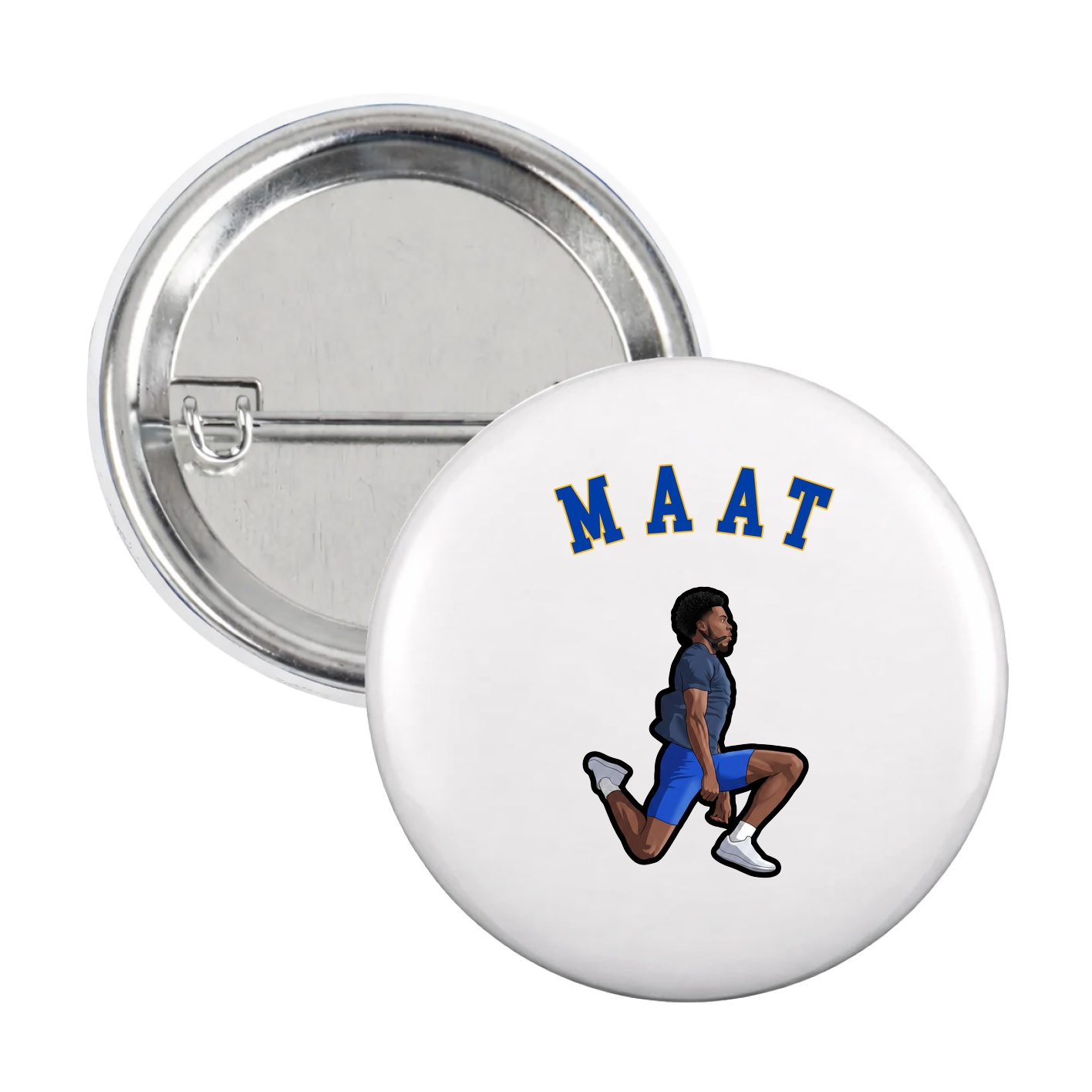 Game Day Button — Shirsey Arch in White