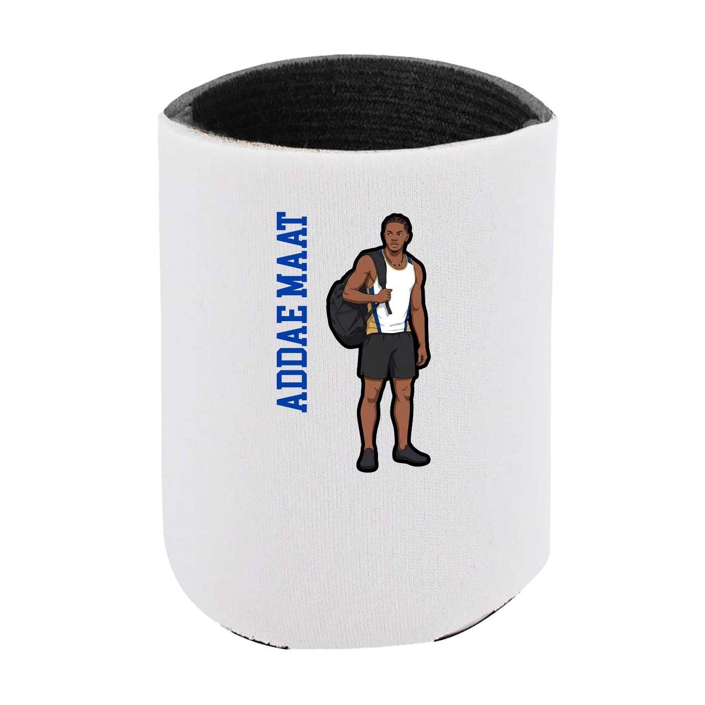 Can Holder — Name Vertical in White