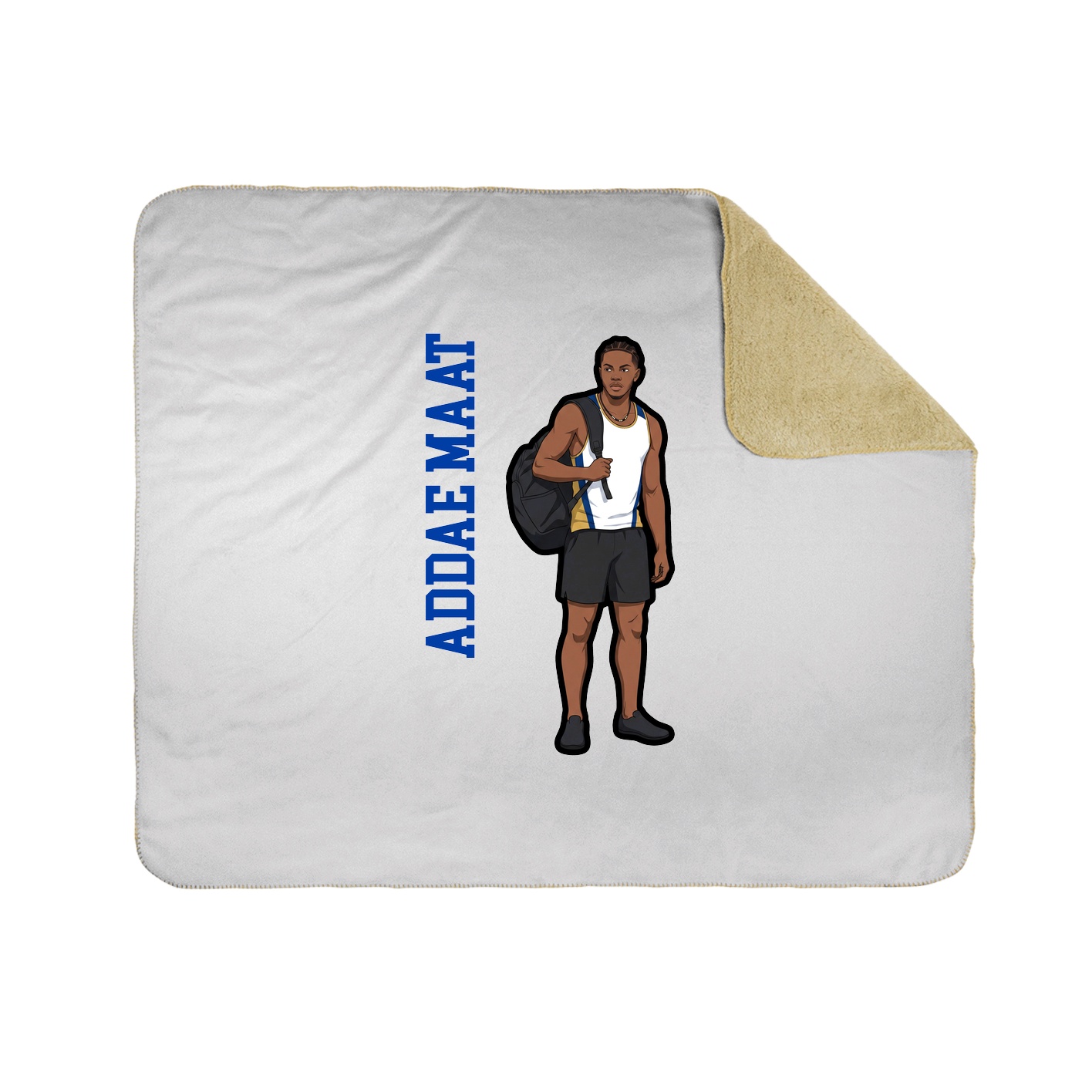 50x60 Sherpa Lined Throw Blanket