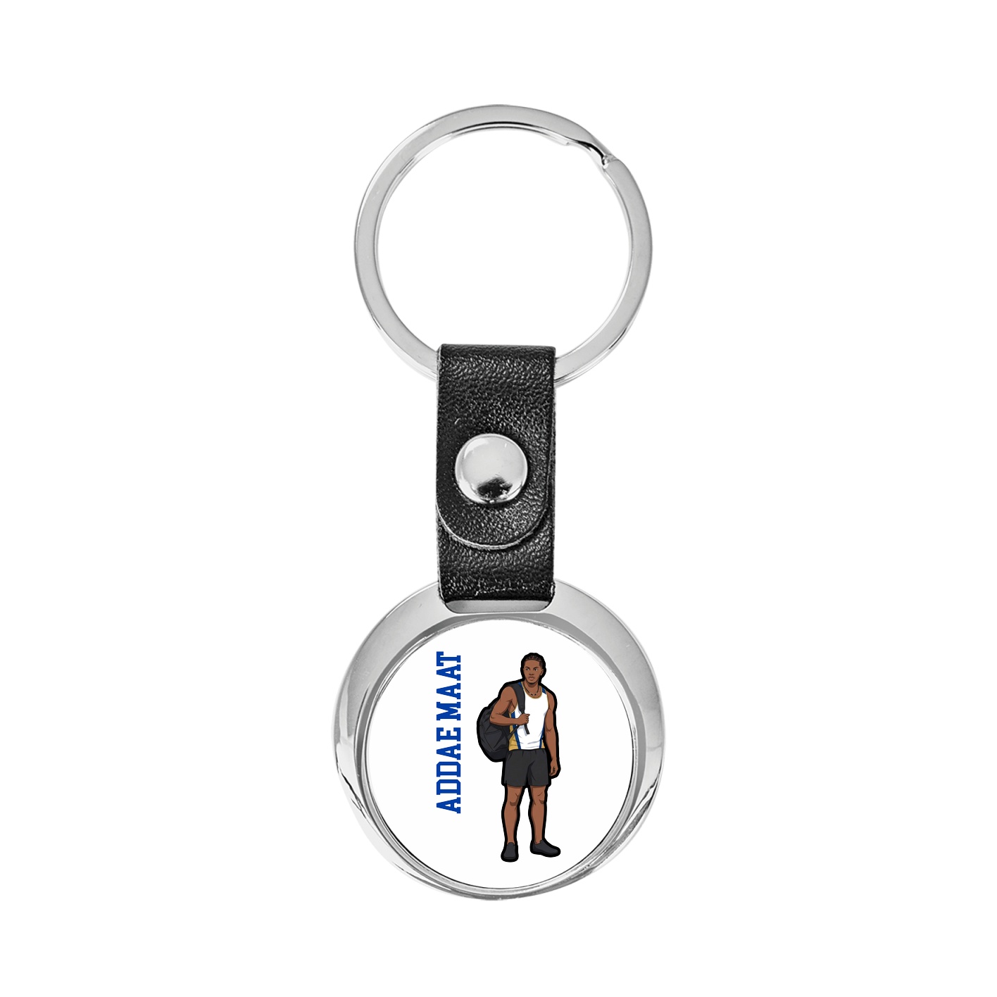 Key Chain — Name Vertical in Classic