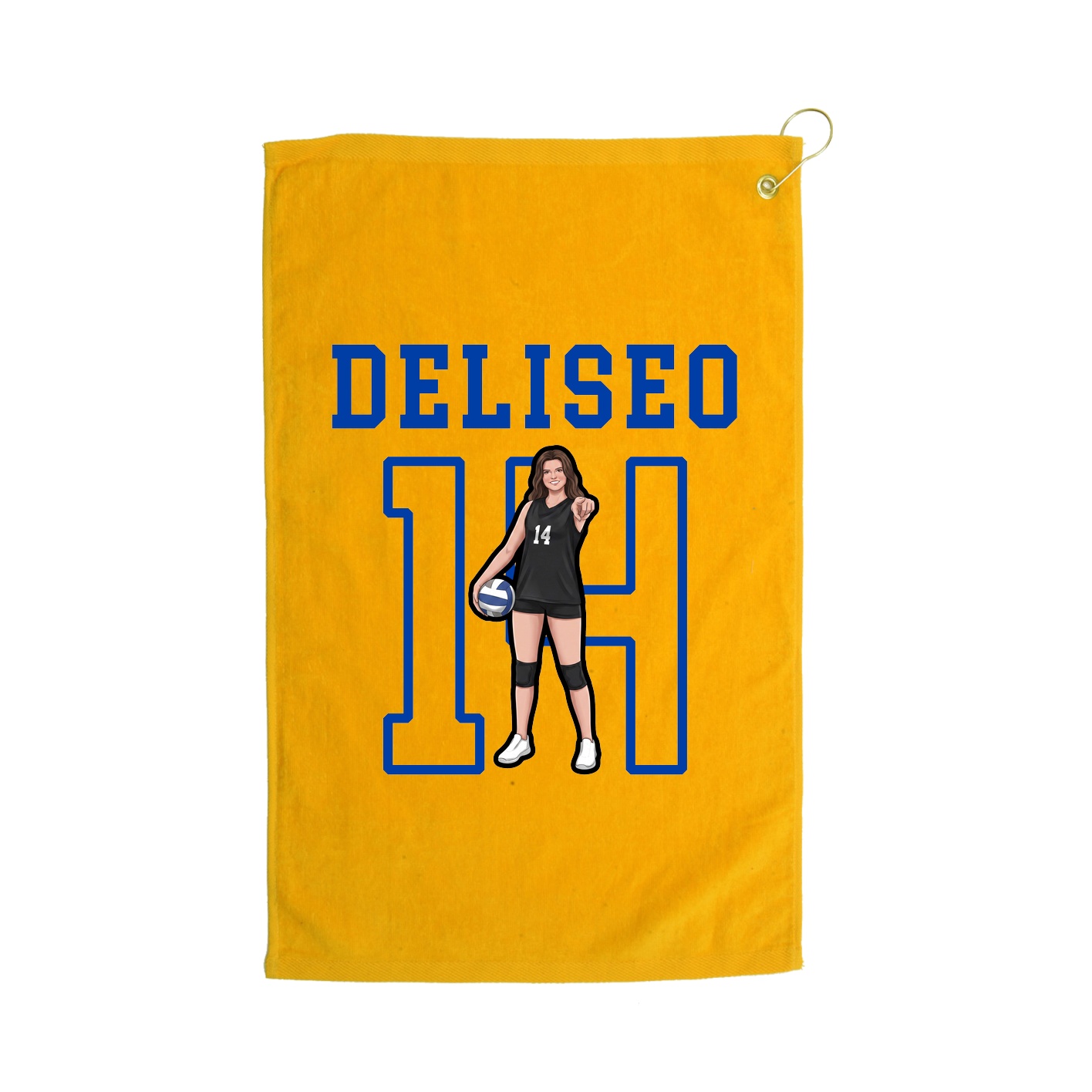 Golf Towel — Shirsey in Gold