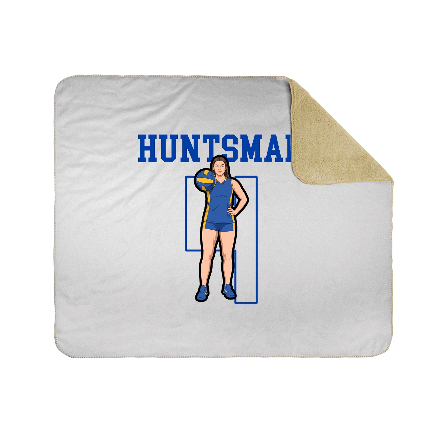 50x60 Sherpa Lined Throw Blanket