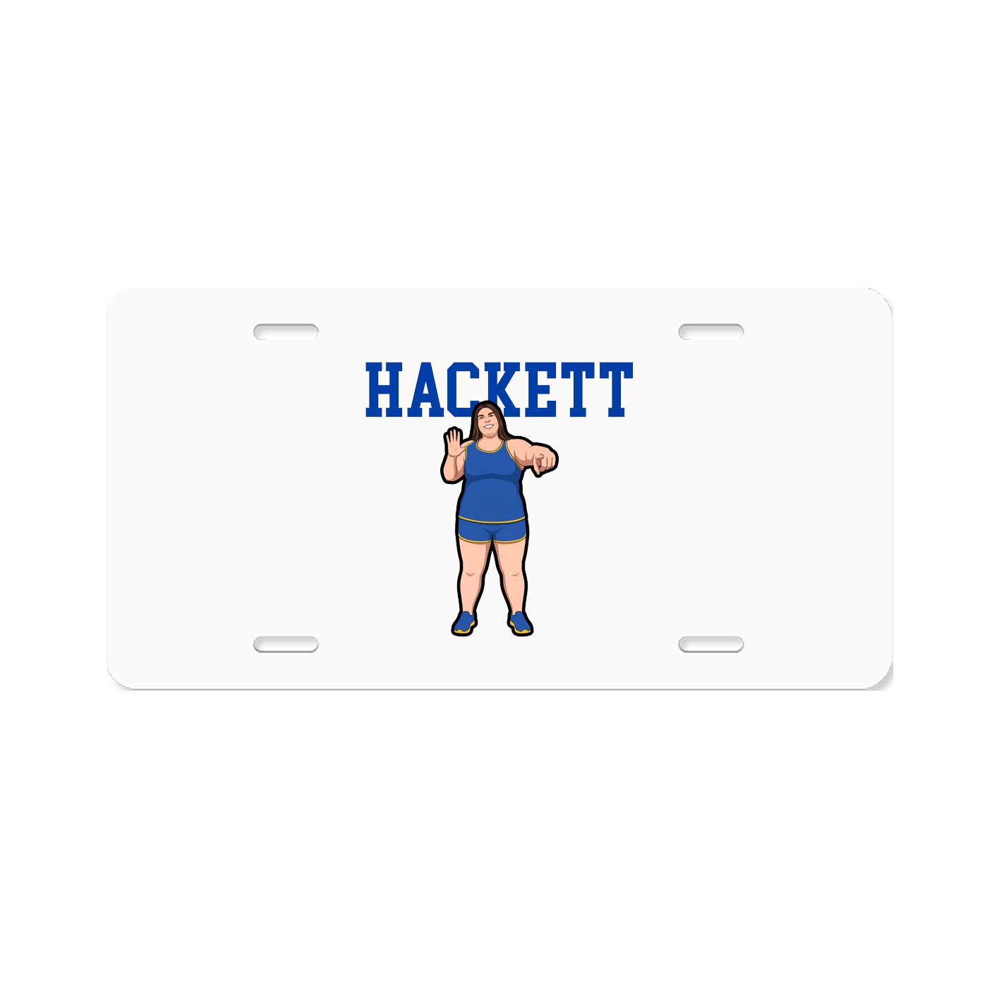 License Plate — Shirsey in Classic