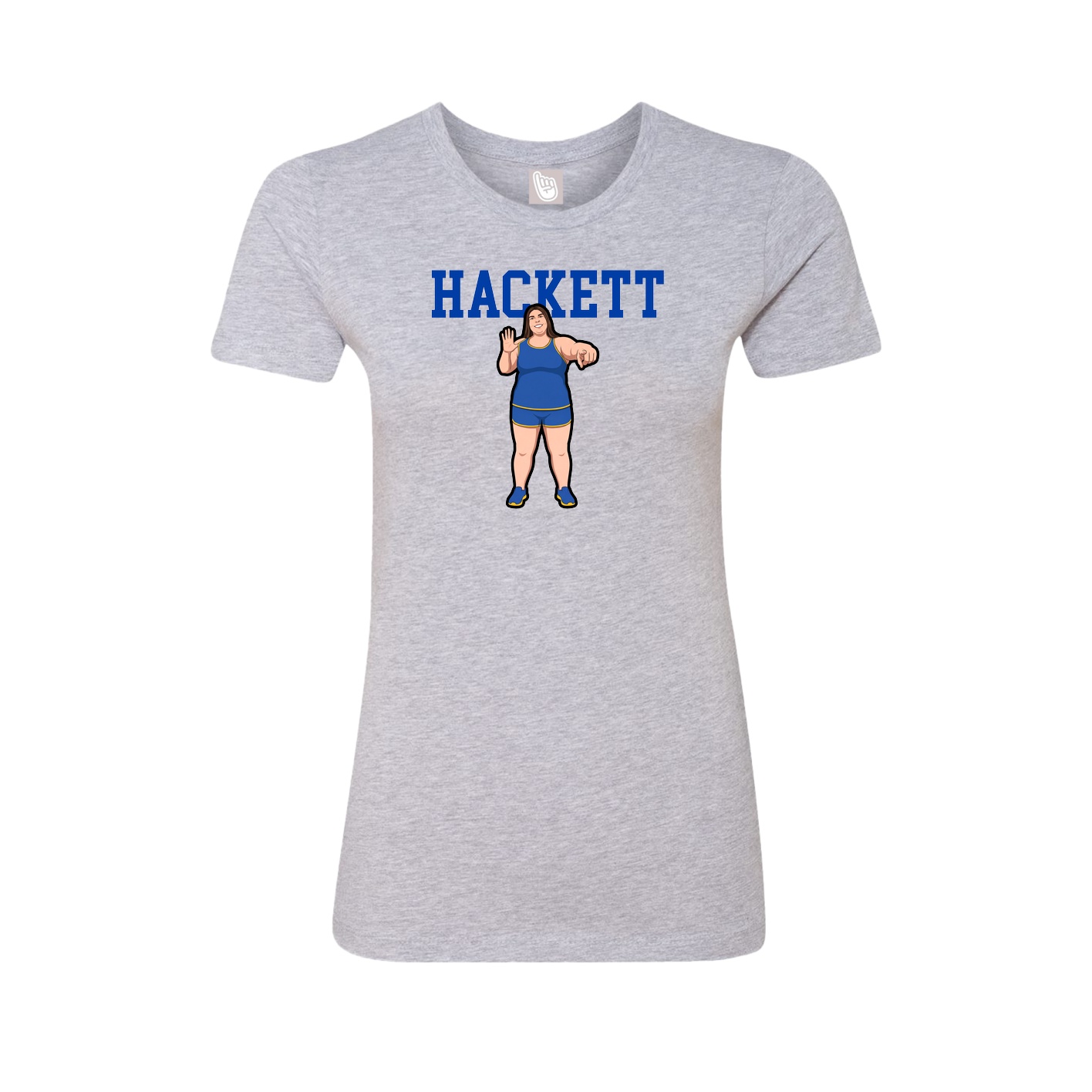 Fitted Women's Tee — Shirsey in Grey