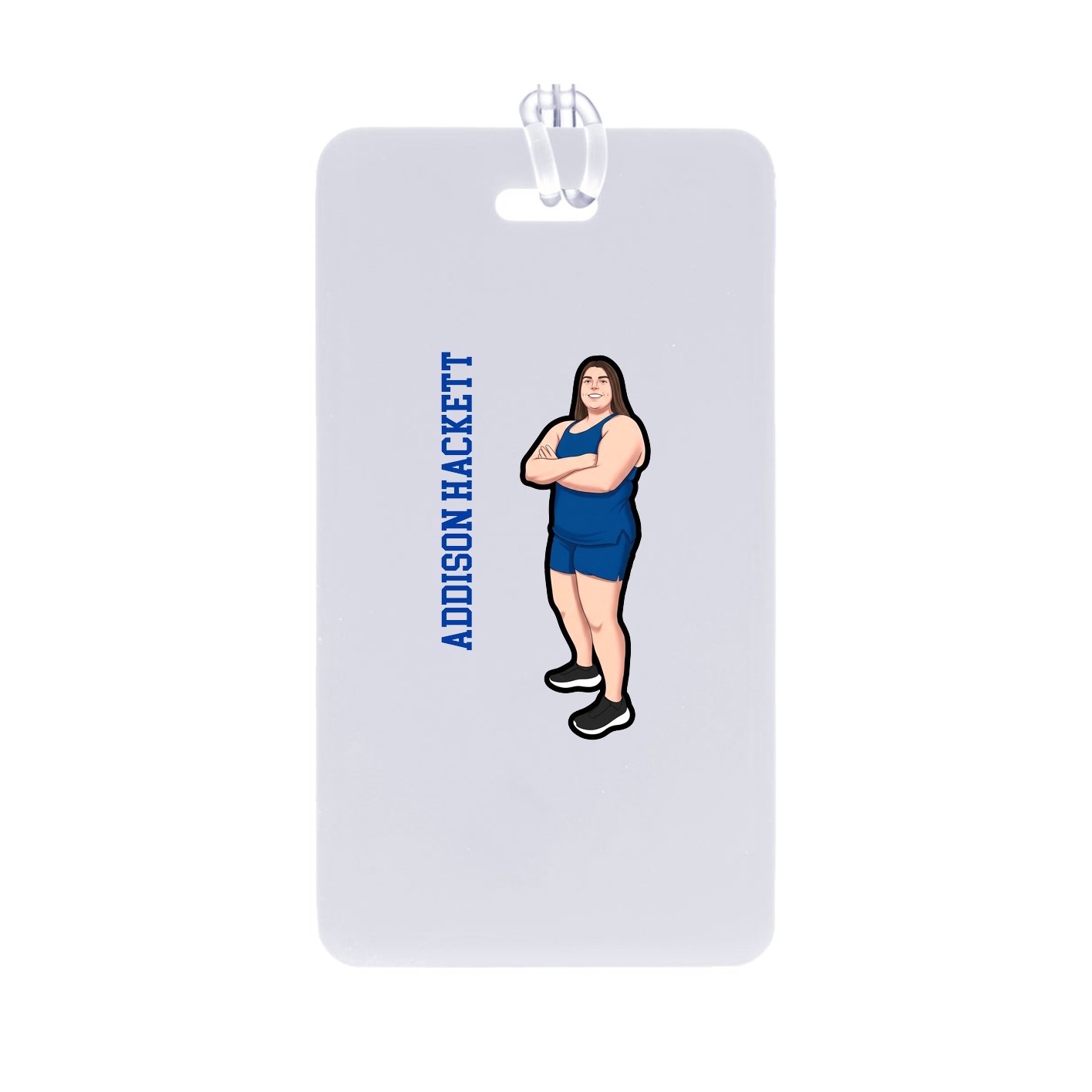 Bag Tag — Name Vertical in Classic