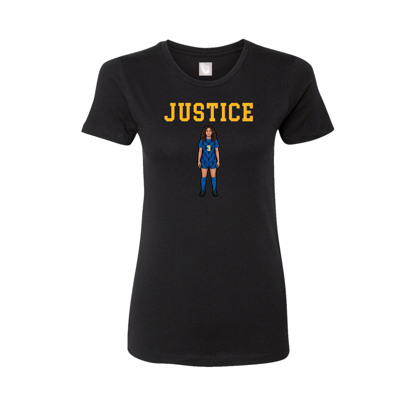 Fitted Women's Tee — Shirsey in Black