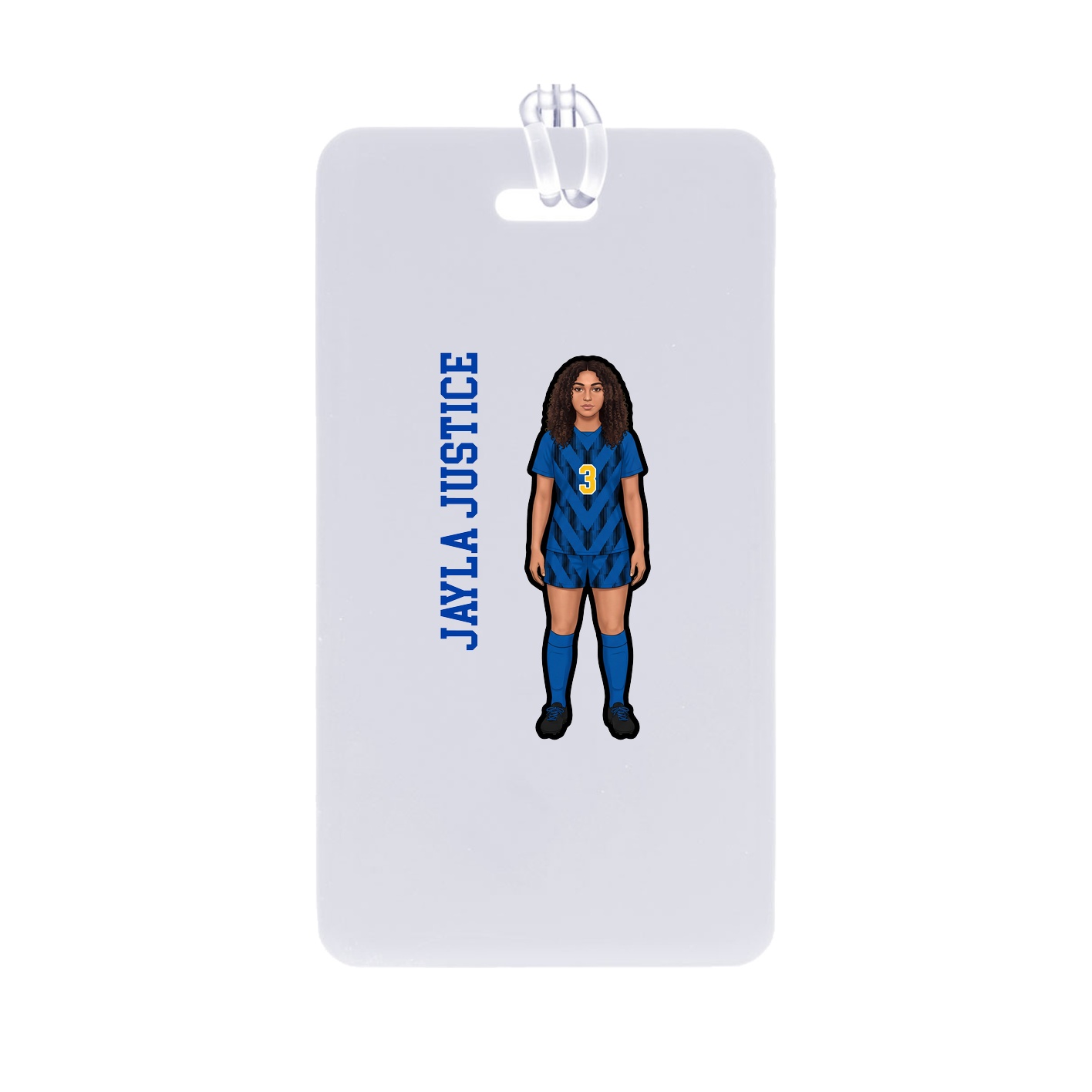 Bag Tag — Name Vertical in Classic