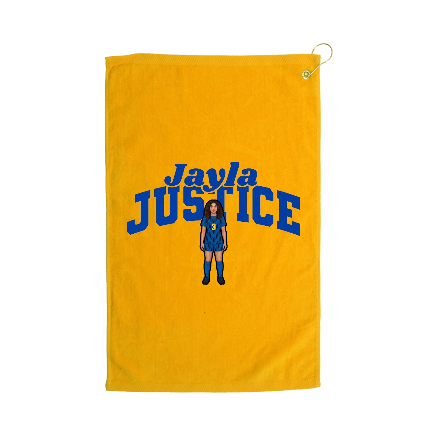 Golf Towel — Signature Arch in Gold