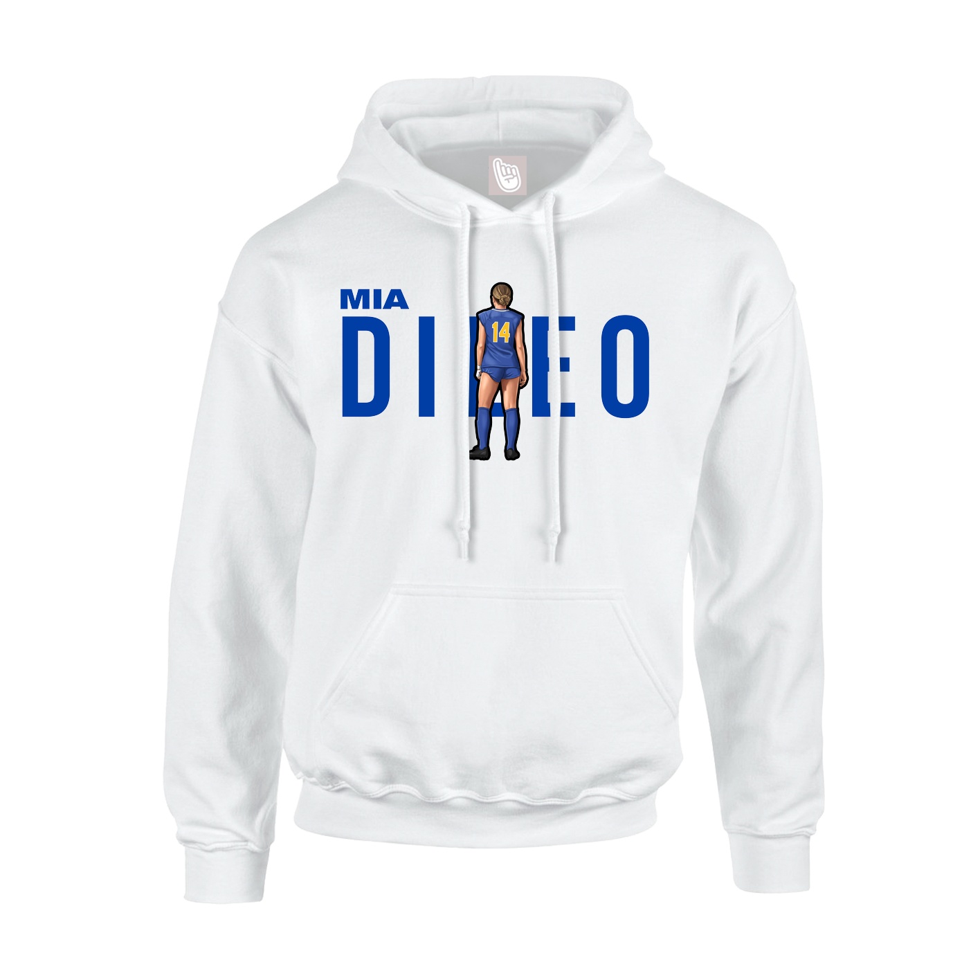 Hoodie — Player Name in White
