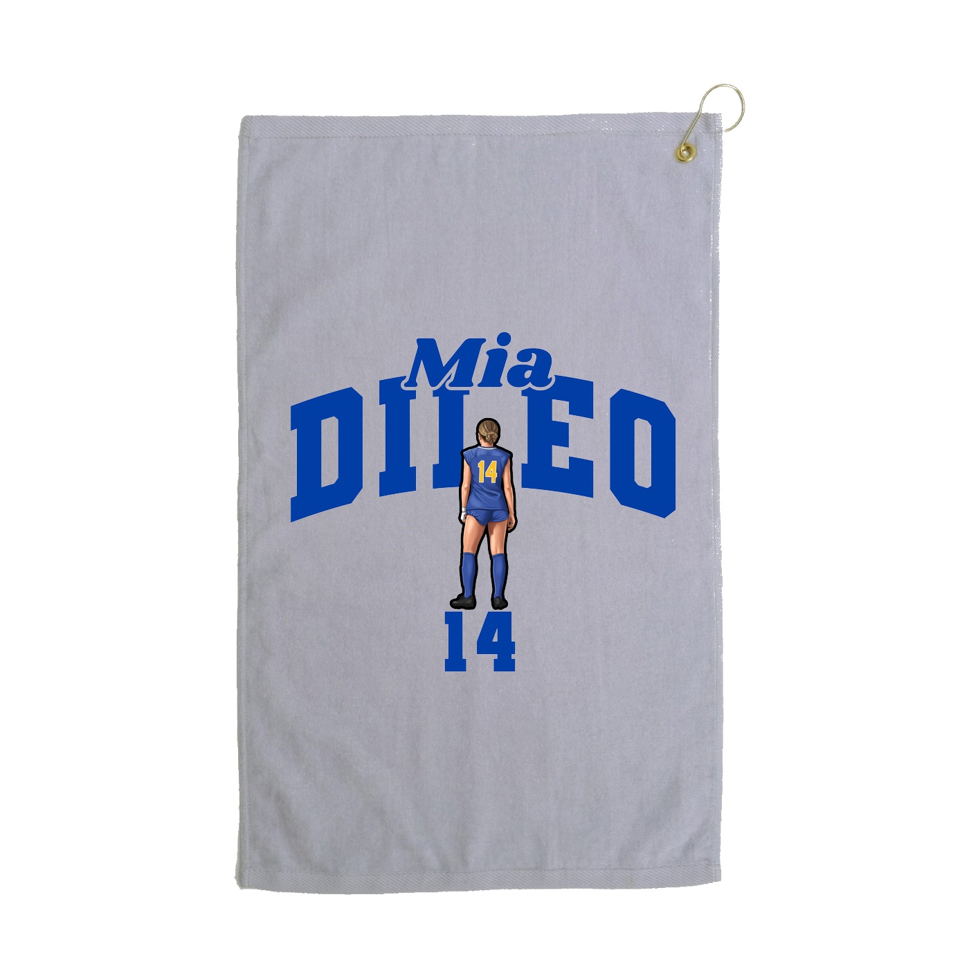 Golf Towel — Signature Arch in Grey