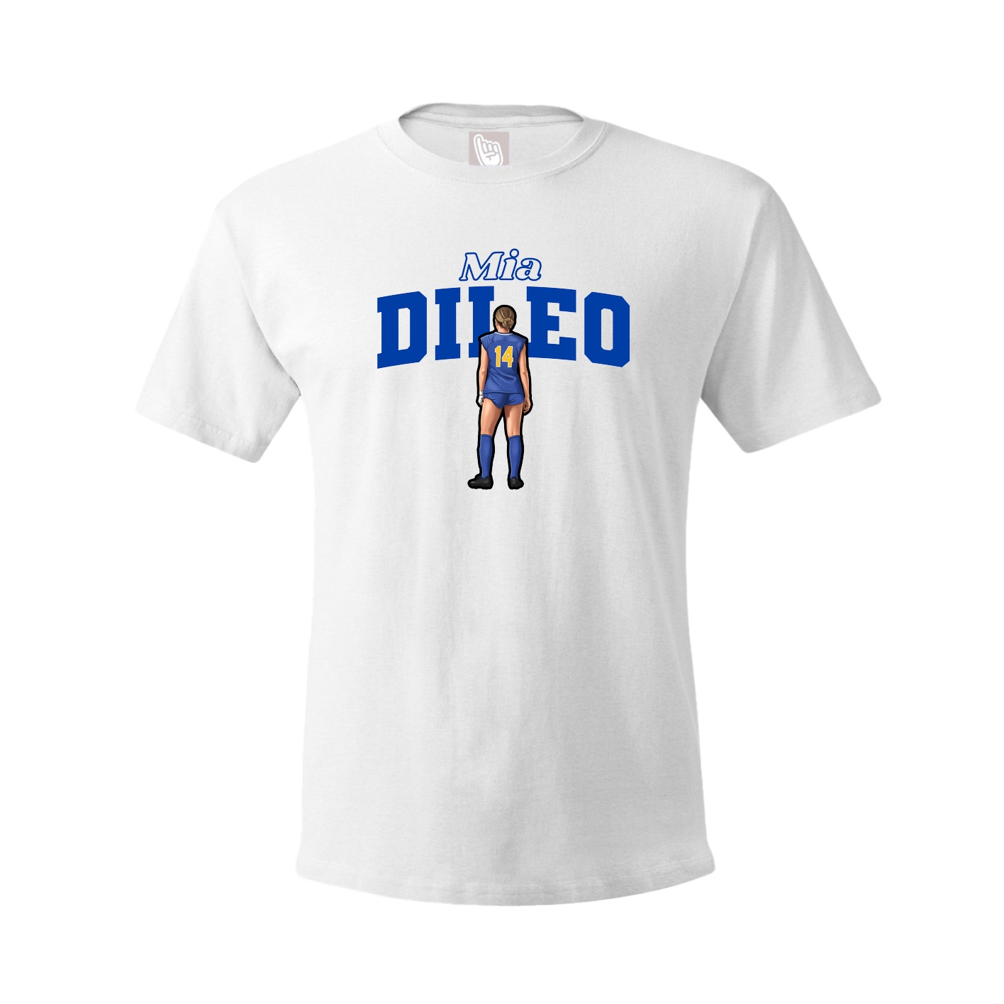 Tee — Name Arch in White