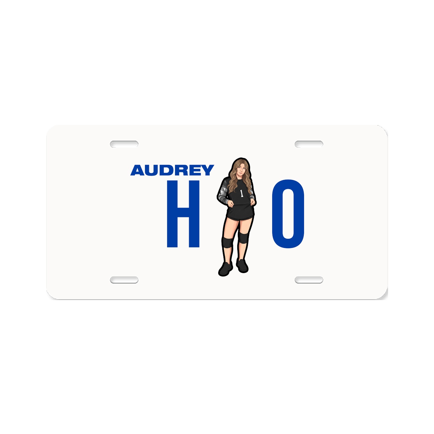 License Plate — Player Name in Classic