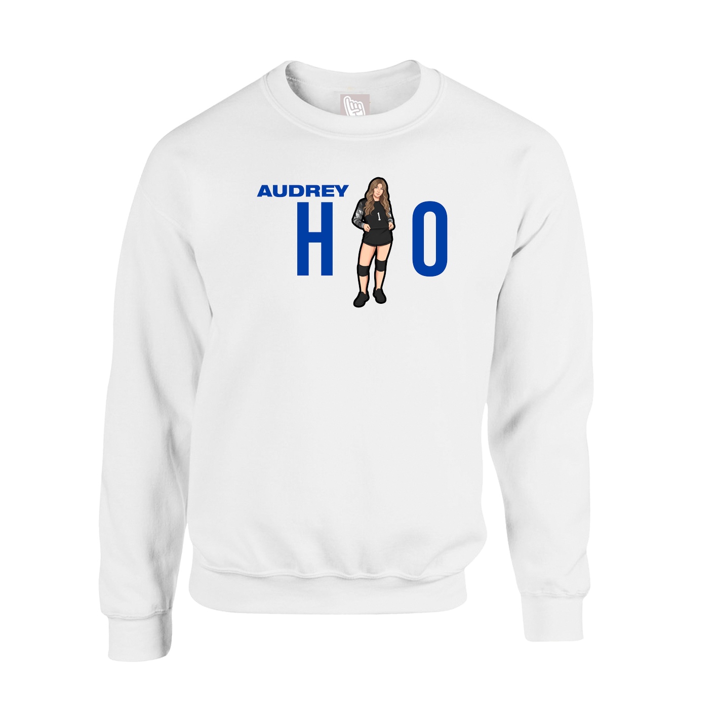 Fleece Crew — Player Name in White