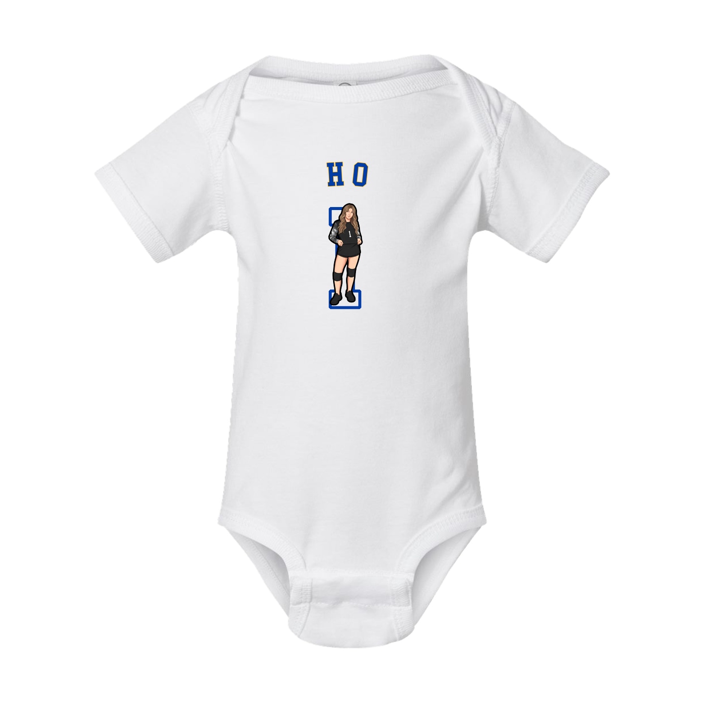 Baby Onesie — Shirsey Arch in White