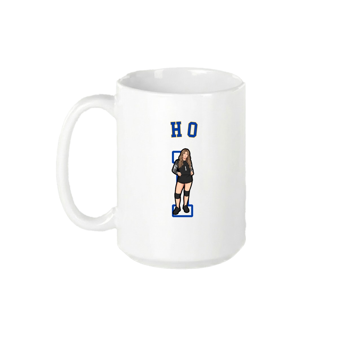 15oz Coffee Mug — Shirsey Arch in White