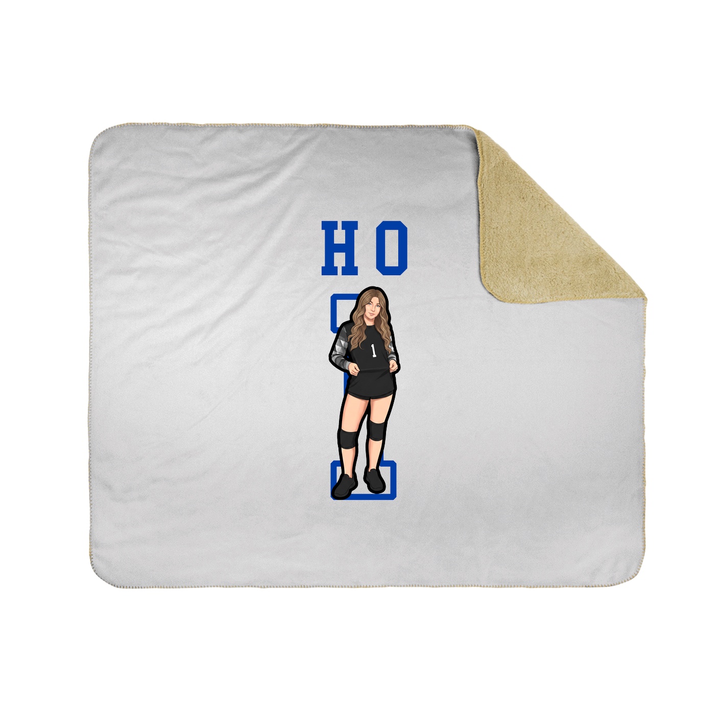 Throw Blanket — Shirsey in White
