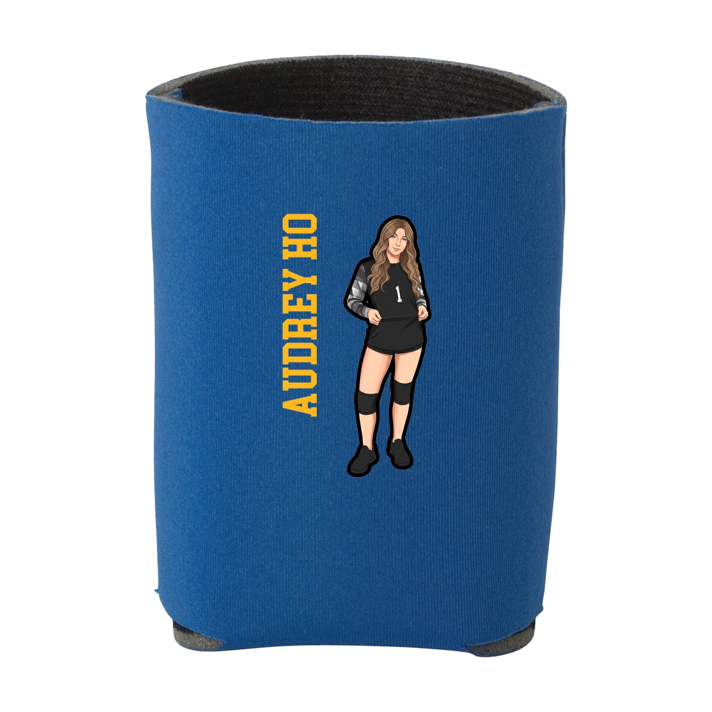 Can Holder — Name Vertical in Royal
