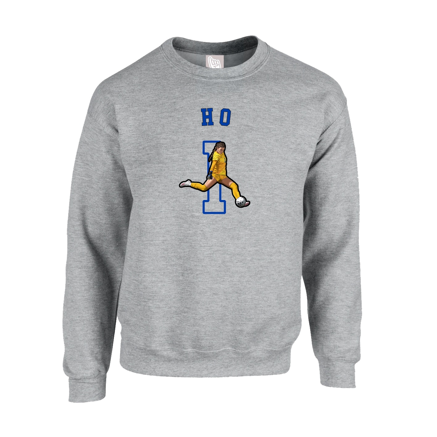 Fleece Crew — Shirsey Arch in Grey