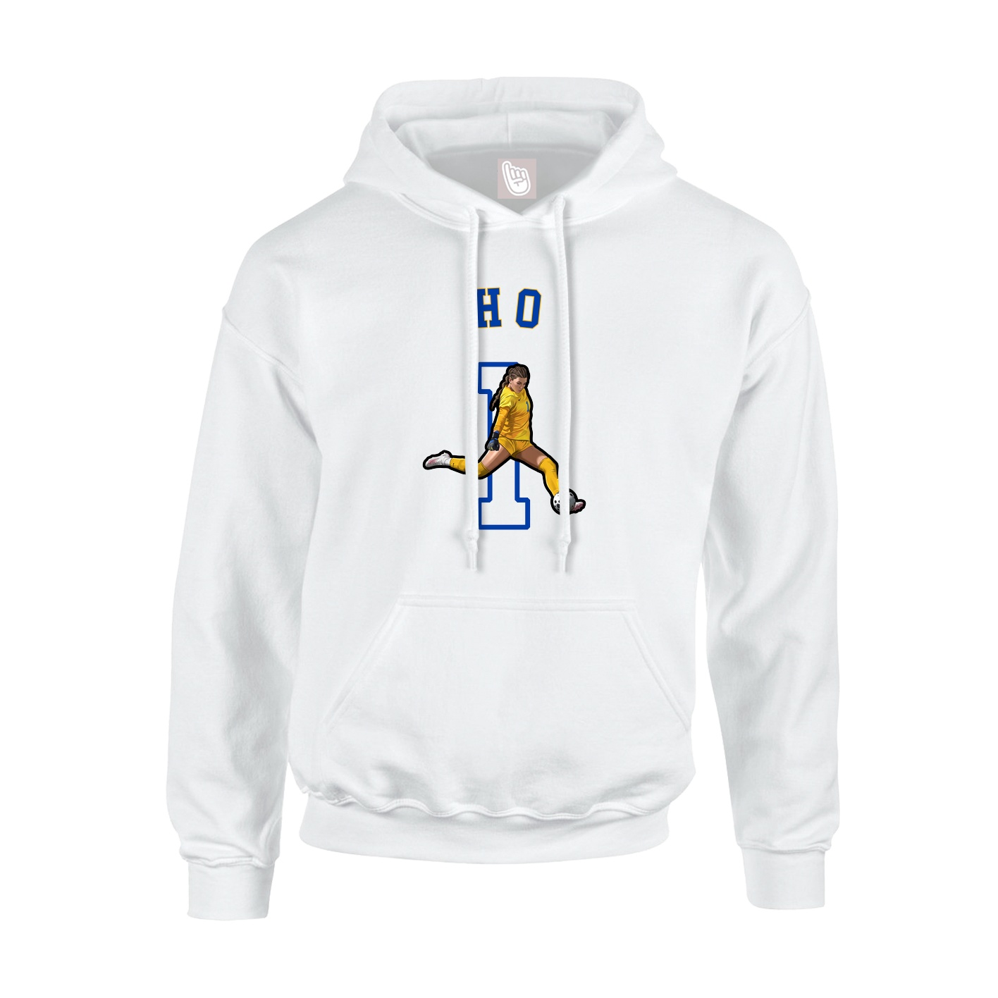 Youth Hoodie — Shirsey Arch in White