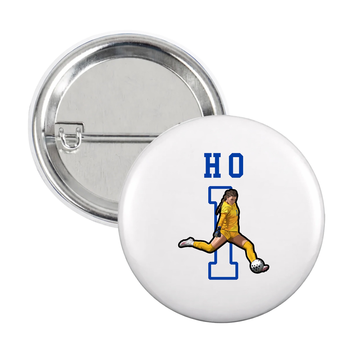 Game Day Button — Shirsey in White