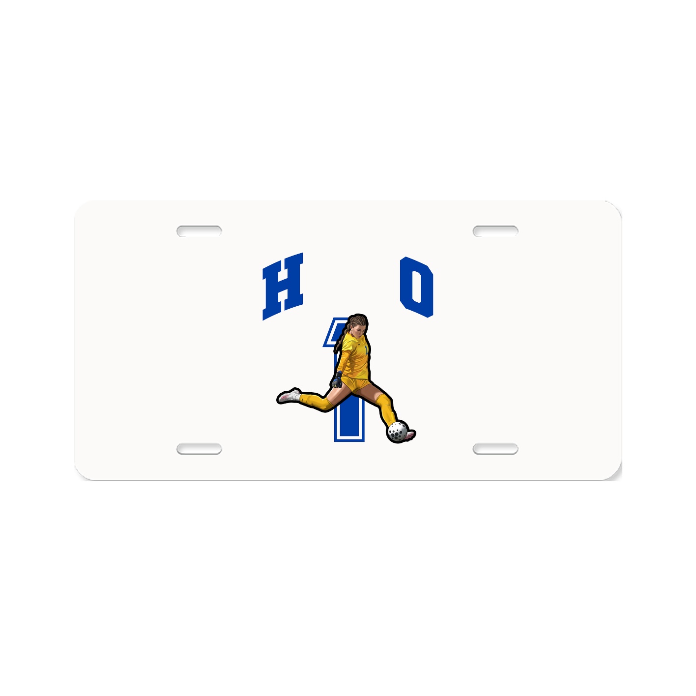 License Plate — Number in Classic