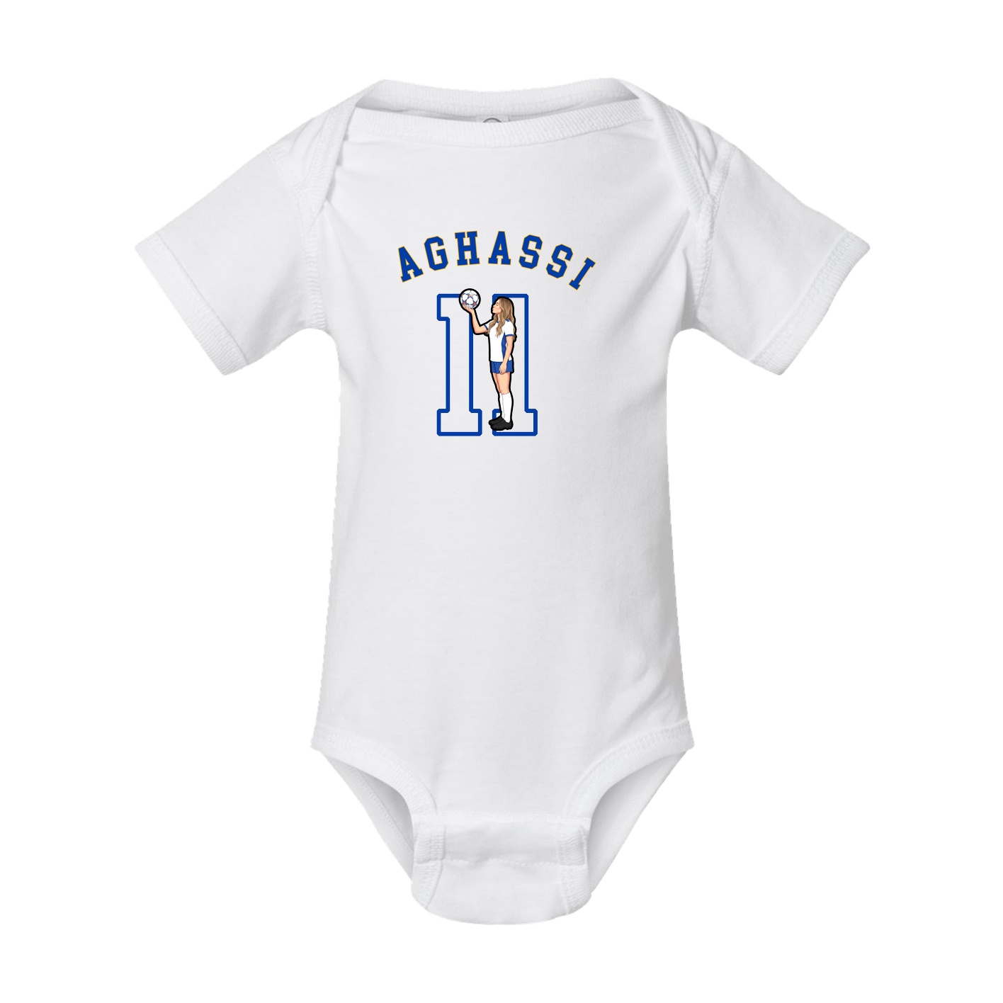 Baby Onesie — Shirsey Arch in White