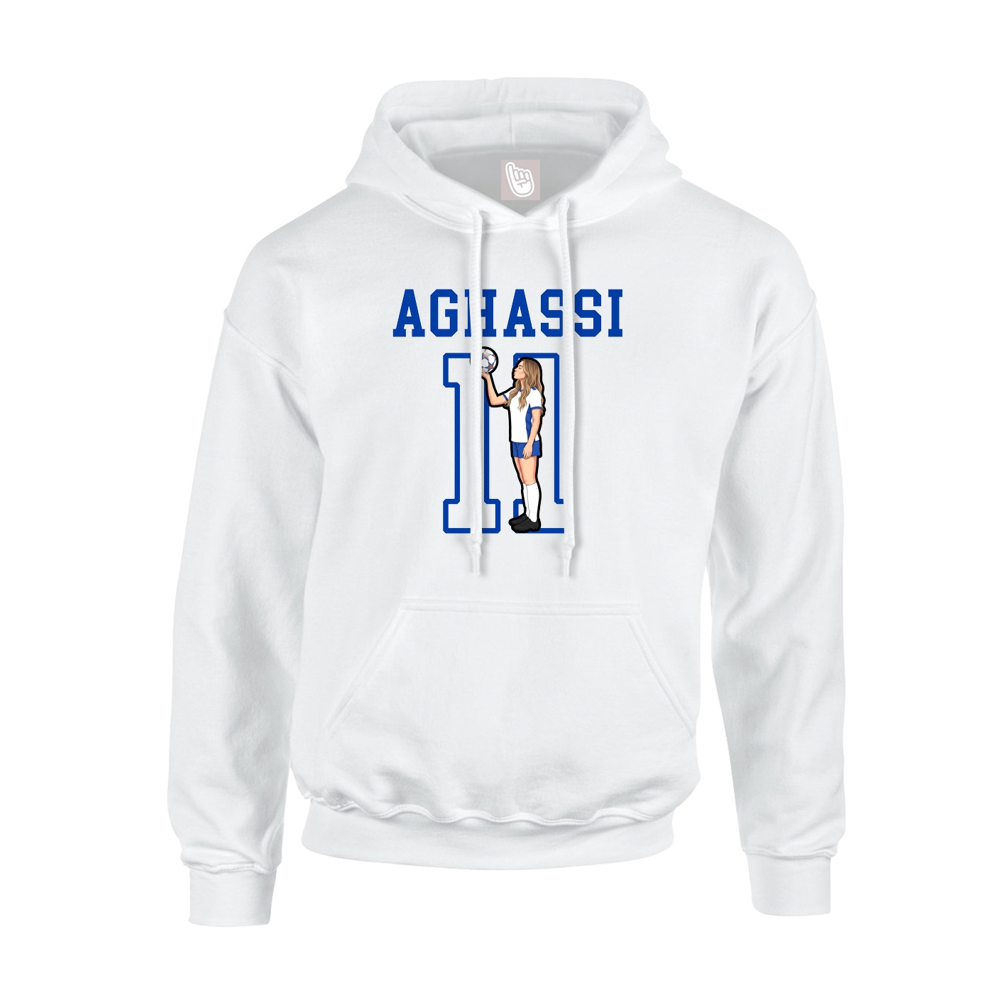 Youth Hoodie — Shirsey in White