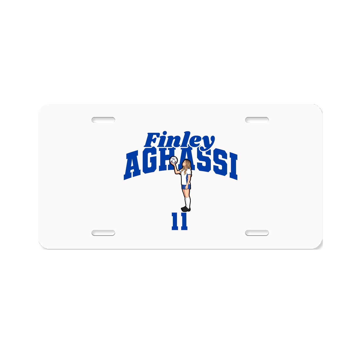 License Plate — Signature Arch in Classic