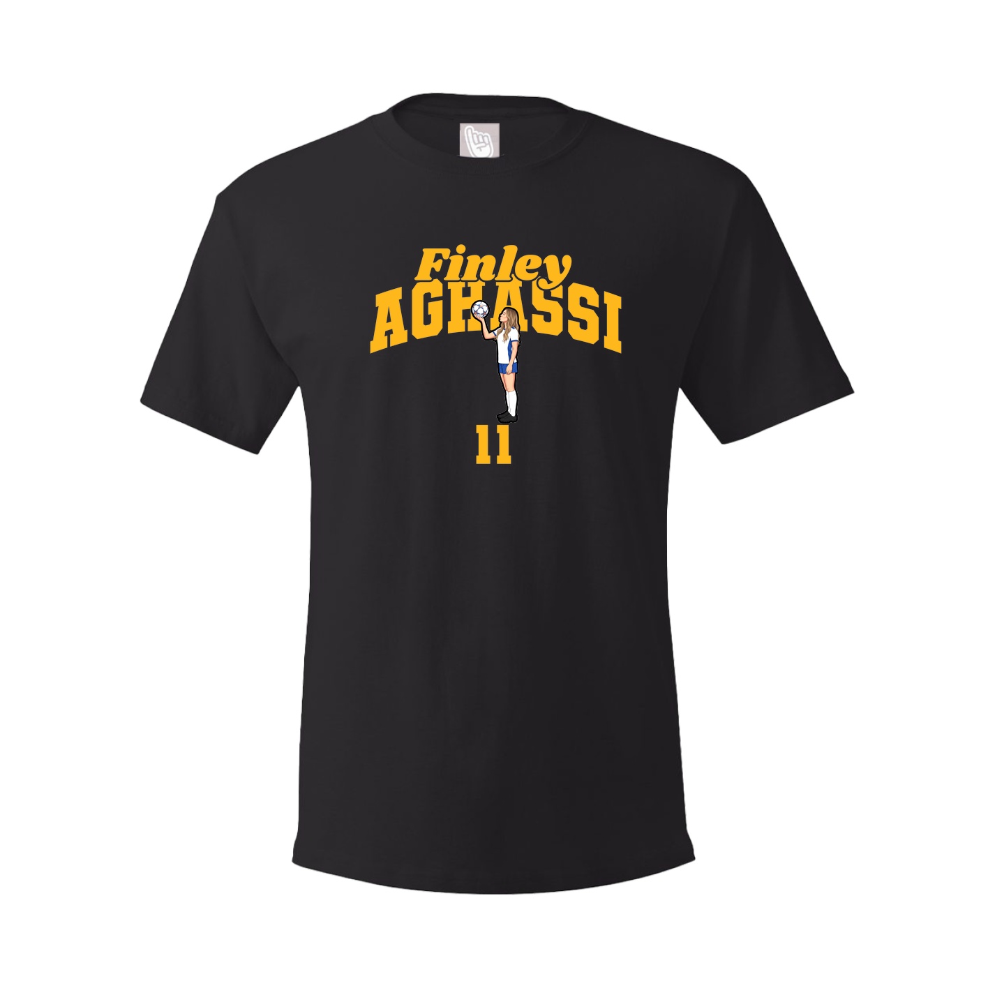Youth Tee — Signature Arch in Black