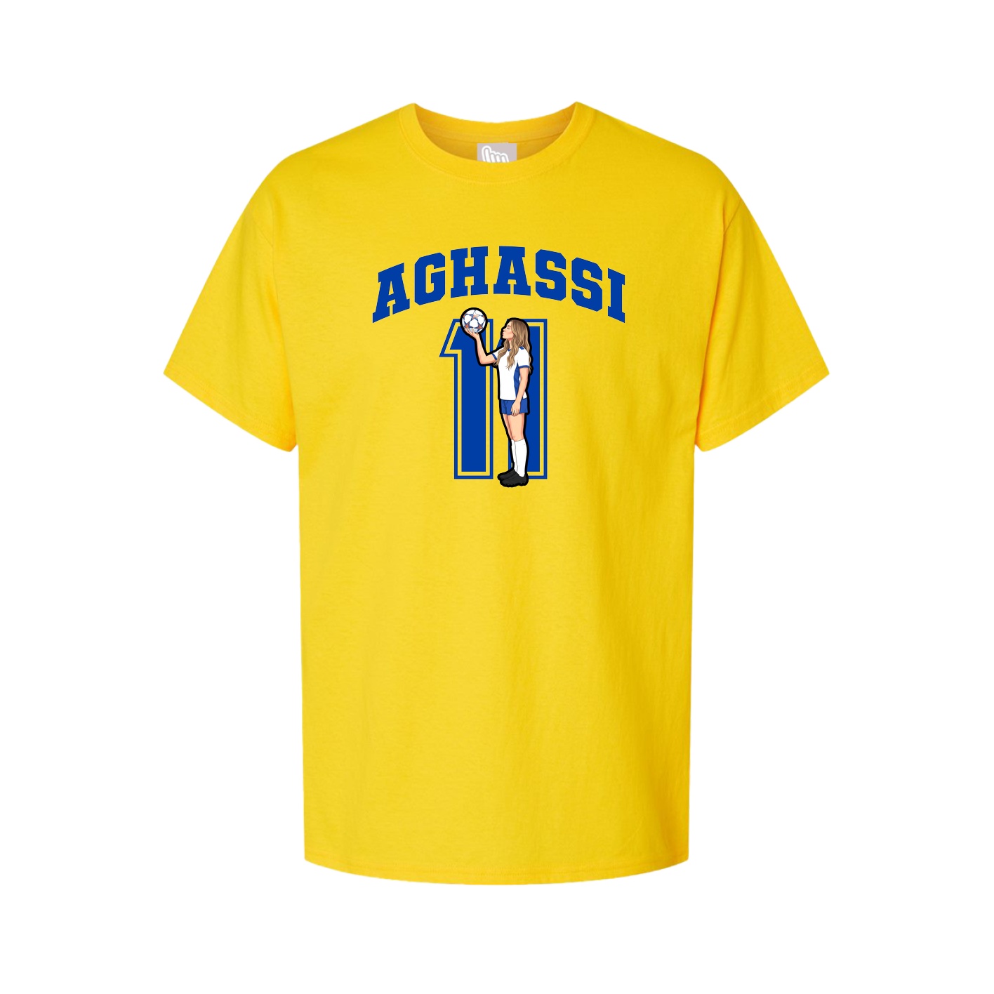 Tee — Number in Gold