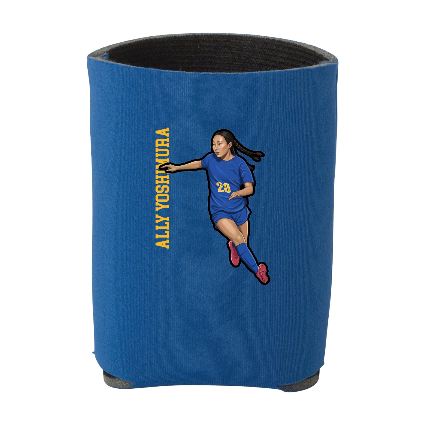 Can Holder — Name Vertical in Royal