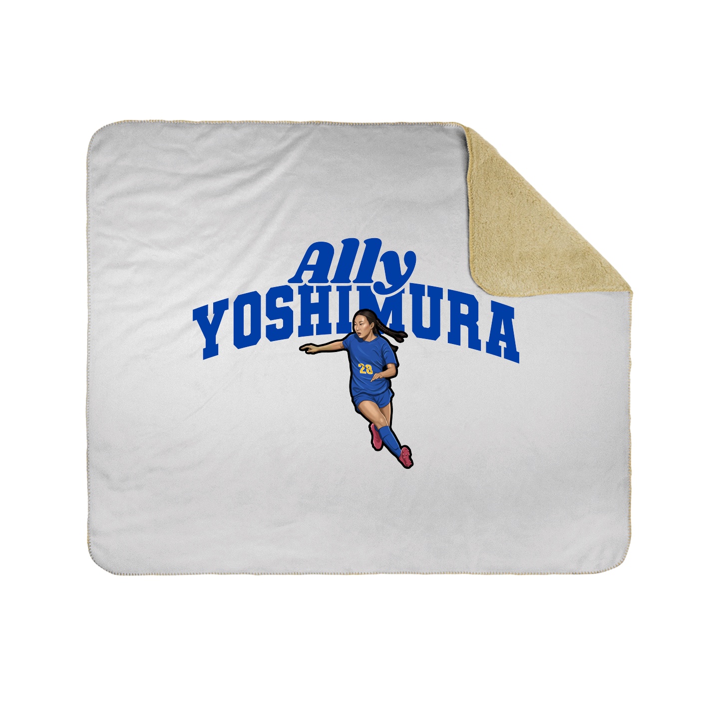 Throw Blanket — Signature Arch in White