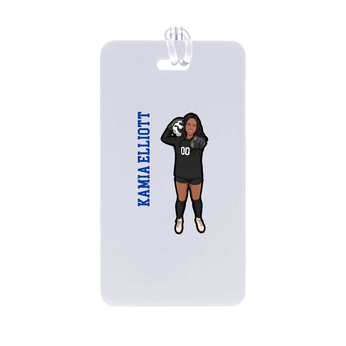 Bag Tag — Name Vertical in Classic
