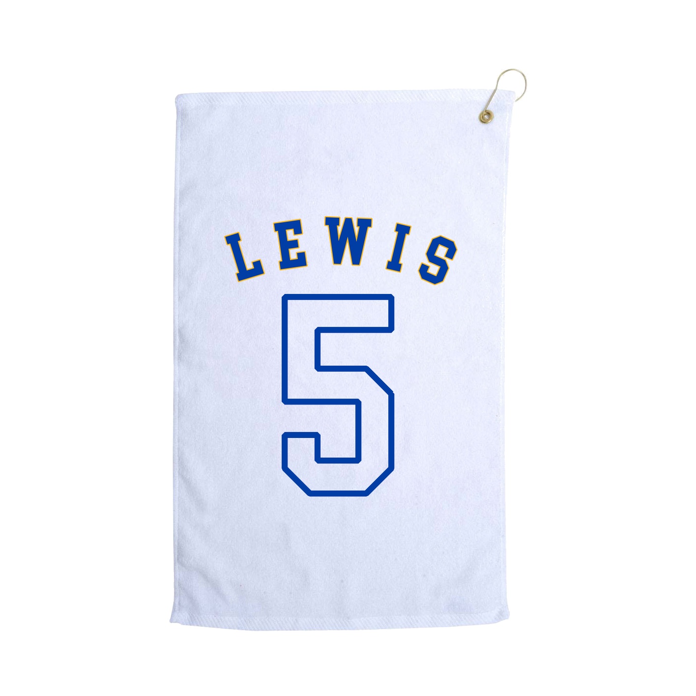 Golf Towel — Shirsey Arch in White