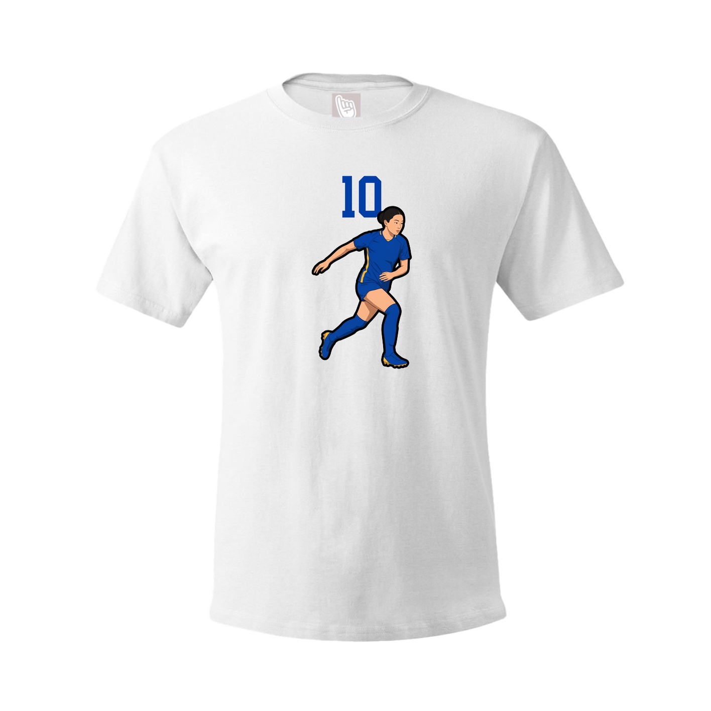Tee — Number Top in White